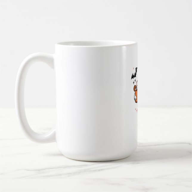 Taza De Café Famoso fantasma de Fantasma Boo Jee de Halloween (Izquierda)