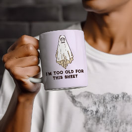 Taza De Café Famoso fantasma Grumpy de Halloween