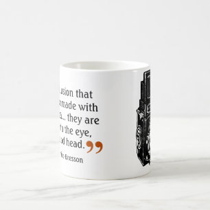 Taza De Café Famoso fotógrafo cita 1 cámara de doble lente