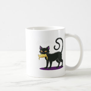 Taza De Café Famoso Gato Halloween Votando Elecciones 2024 Eeuu