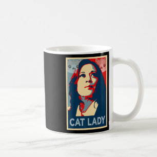 Taza De Café Famoso gato sin hijos Lady Kamala Harris Chicas Em