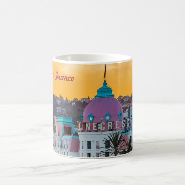 Taza De Café Famoso hotel de lujo Hotel Negresco en Niza Franci (Centro)