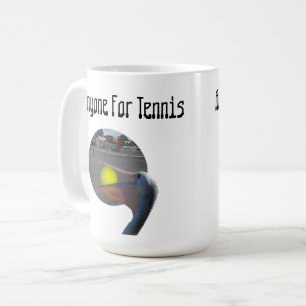 Taza De Café Famoso jugador de tenis pelicano, tazón de café