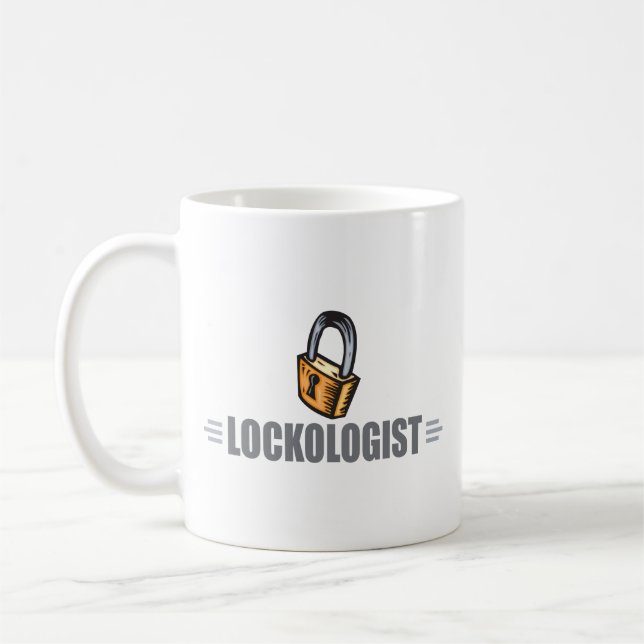 Taza De Café Famoso Locksmith (Izquierda)