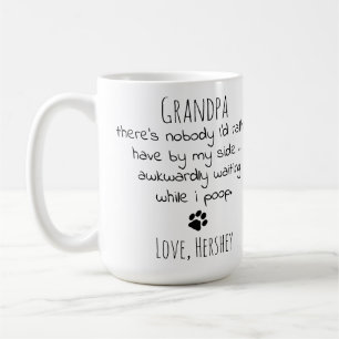 Taza De Café Famoso perro Abuelo Mascota de abuelo personalizad