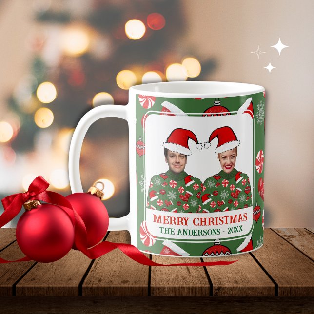 Taza De Café Famoso Personalizado suéter fúnebre foto navidad (Subido por el creador)