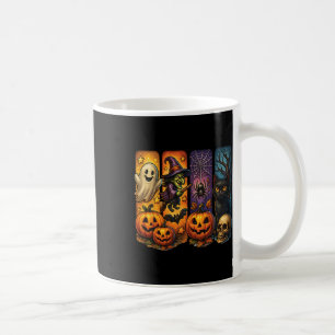 Taza De Café Famoso retro fantasma bruja divertida Halloween ni