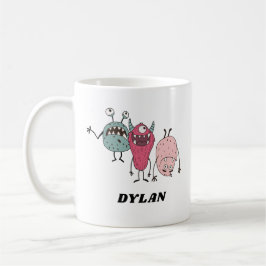 Taza De Café Famosos monstruos amigos adoran el colorido y pers