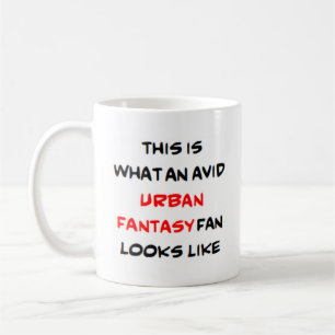 Taza De Café fan de la fantasía urbana, ávido