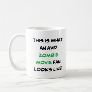 Taza De Café fan de la película zombie, avid Mug