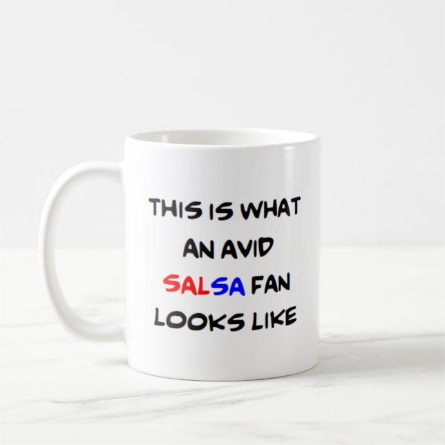 Taza De Café fan de la salsa, ávido (Izquierda)
