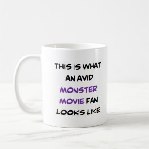 Taza De Café fan de películas monstruo, ávido
