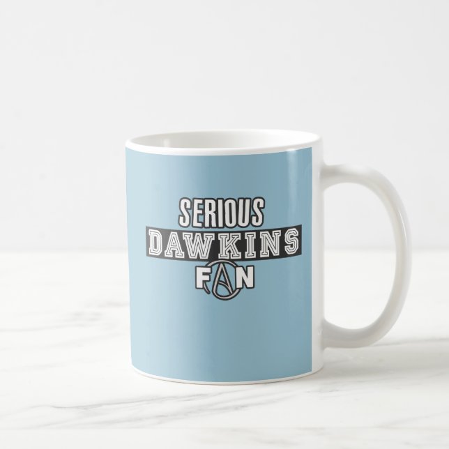Taza De Café Fan de Richard Dawkins serio - ateísmo (Derecha)