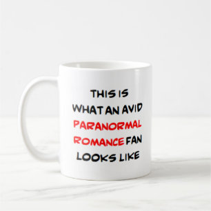 Taza De Café fanática del romance paranormal, ávida