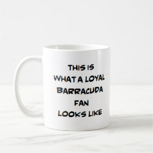 Taza De Café fanático de barracuda, leal
