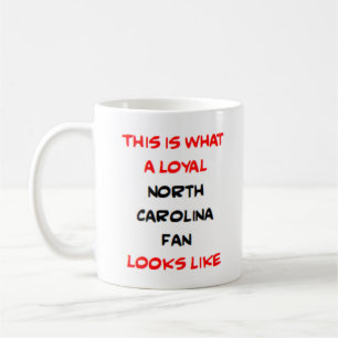 Taza De Café fanático de Carolina del Norte, leal