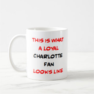 Taza De Café fanático de charlotte, leal