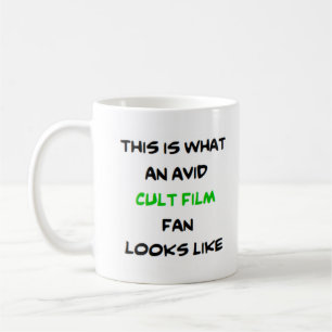 Taza De Café fanático de cine de culto, ávido