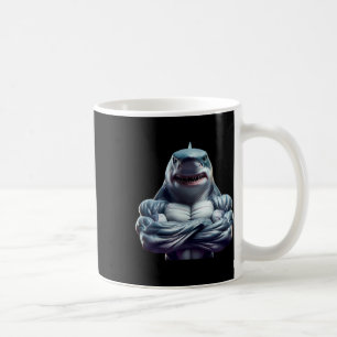 Taza De Café Fanático de la Flexación de Tiburones Lover Bodybu