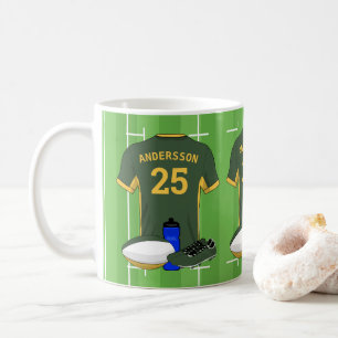 Taza De Café Fanático de rugby personalizado DGY