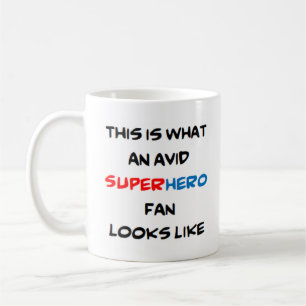 Taza De Café fanático de superhéroes, ávido