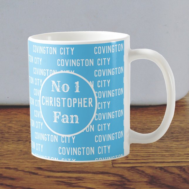 Taza De Café Fanático del Sky Blues o hincha del fútbol (Subido por el creador)