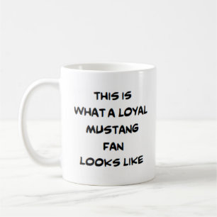 Taza De Café fanático leal de mustang
