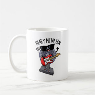 Taza De Café Fanático Metalizado fuerte divertido bollo musical