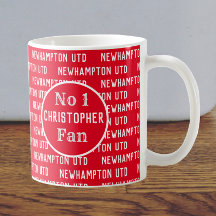 Fanático o hincha de fútbol rojo y blanco