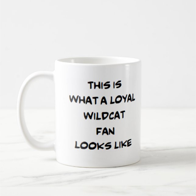Taza De Café fanático salvaje, leal (Izquierda)
