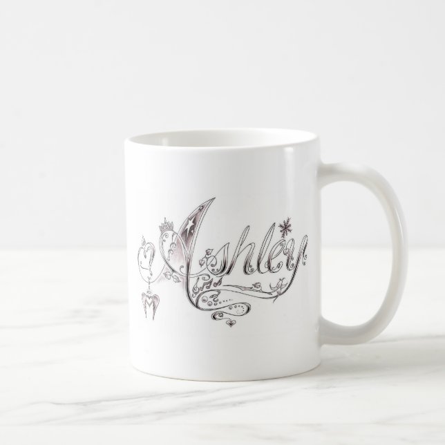 Taza De Café Fancy Ashley Signature (Derecha)