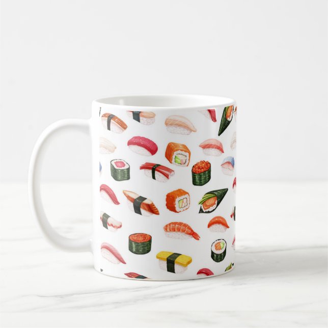 Taza De Café Fancy Asian Sushi Mug (Izquierda)