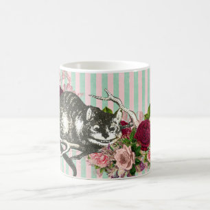 Taza De Café Fancy Cheshire Cat Collage