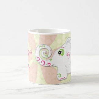 Taza De Café Fancy Indian Style Elephant Personalized Mug