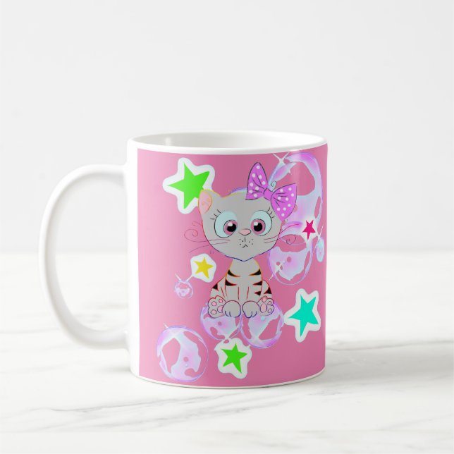 Taza De Café Fancy Kitten (Izquierda)