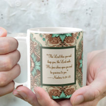 Fancy Traditional Morning Blessing Mug