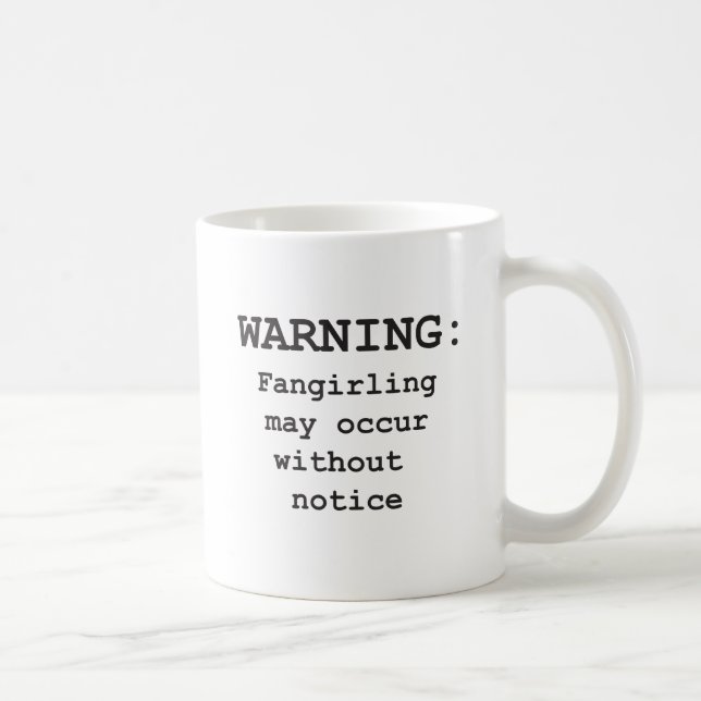 Taza De Café Fangirling (Derecha)
