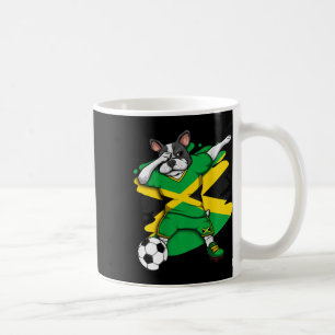 Taza De Café Fans de Fútbol de Jamaica Bulldog Francés