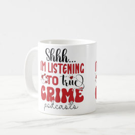 Taza De Café Fans del Crimen Real