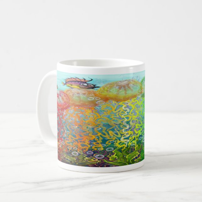 Taza De Café Fantasía acuática (Anverso izquierdo)
