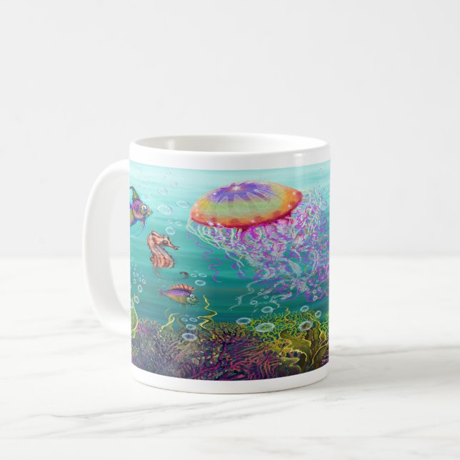 Taza De Café Fantasía acuática (Anverso izquierdo)