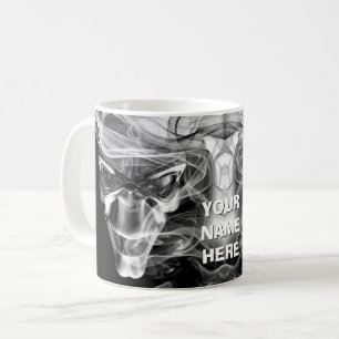 Taza De Café Fantasía creíble diseño de criatura. Personalizado