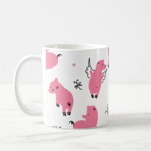 Taza De Café Fantasía de lechón: Diseño singularmente original.