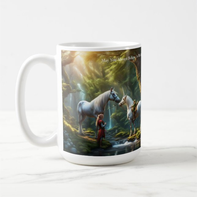 Taza De Café Fantasía de Unicorn (Izquierda)