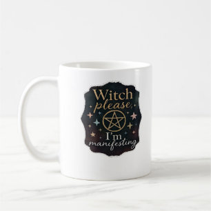 Taza De Café Fantasía de Whimsigoa - Bosques místicos, lunas y 