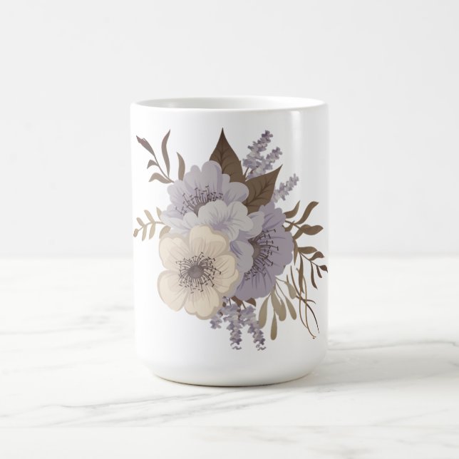 Taza De Café Fantasía floral (Centro)