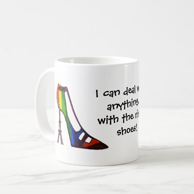 Taza De Café Fantasía humorística zapato (Anverso izquierdo)