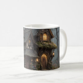 Taza De Café Fantasía Treehouse set de Coffee Mug
