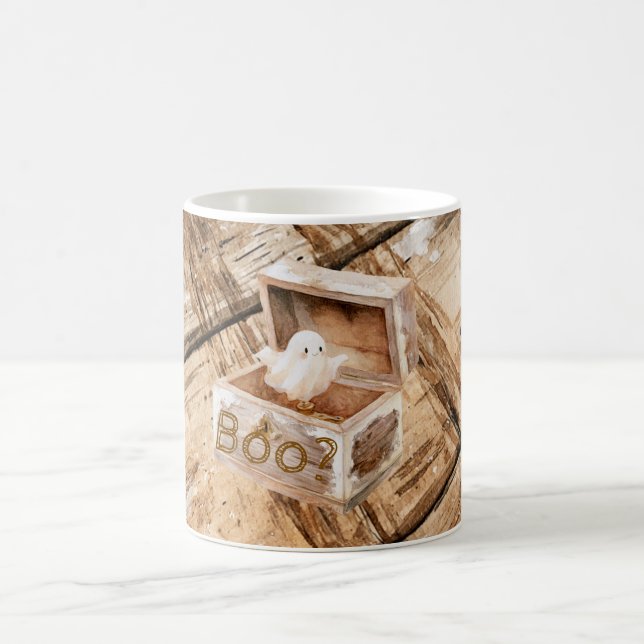 Taza De Café ¿Fantasma Amigable del Ático de Madera? (Centro)