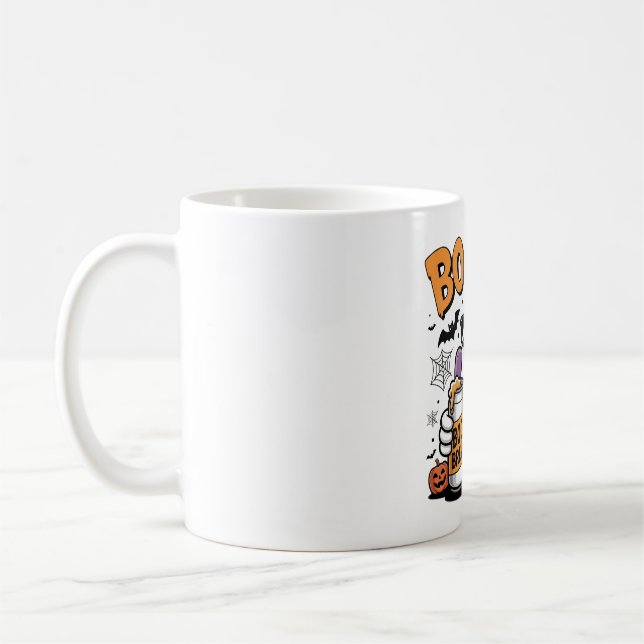 Taza De Café Fantasma booscópico con arte boo Brew (Izquierda)